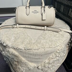 Coach Ivory Leather Satchel